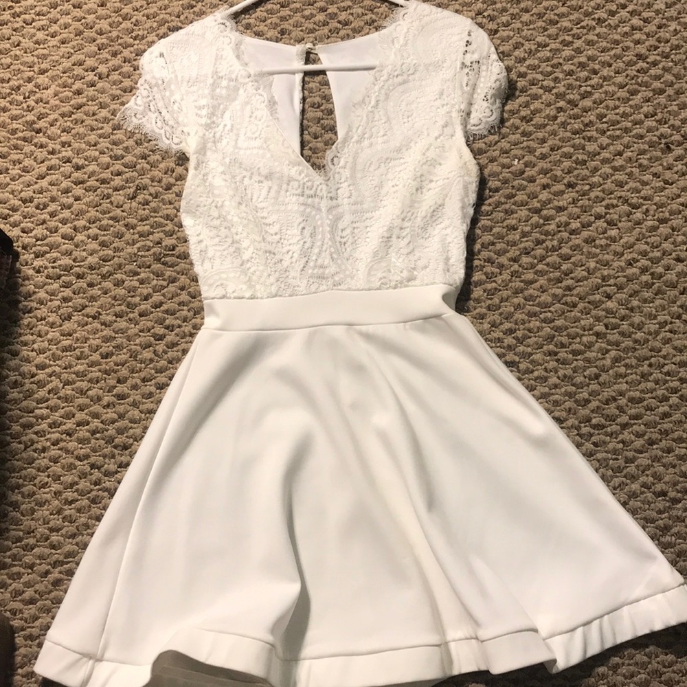Semi-formal White Dress